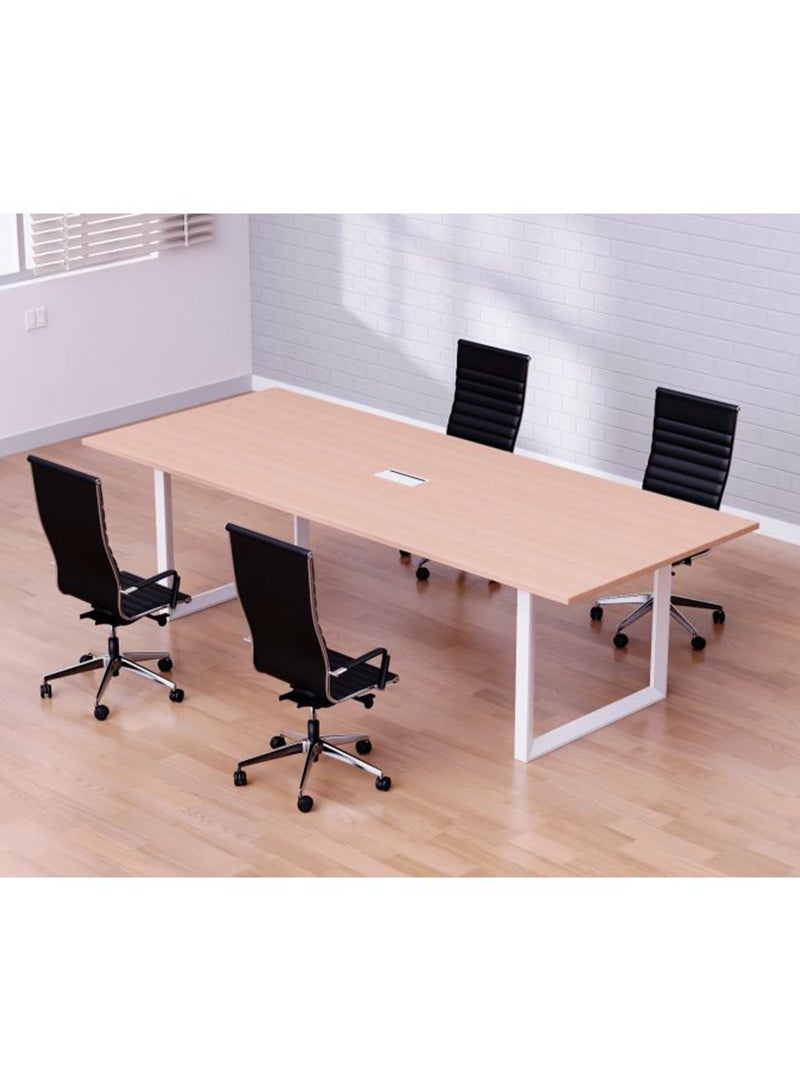 Mahmayi Vorm 136-18 4 Seater Oak Conference-Meeting Table - Image 1
