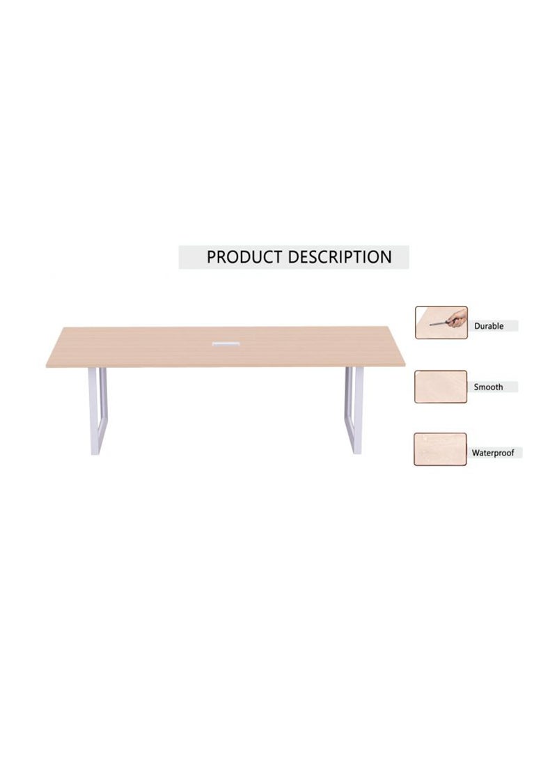 Mahmayi Vorm 136-18 4 Seater Oak Conference-Meeting Table - Image 2