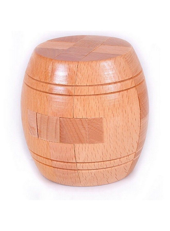 Ahyuan Handmade Powder Barrel Wooden Puzzles For Adults An Interlocking 3D Brain Teaser Puzzles For Adults Hidden Passage Works On A Classic Mechanical Puzzle Concept - Image 3
