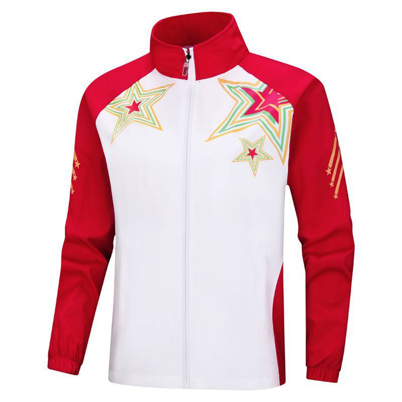 Sports Suit Men'S Youth Stand Collar Competition Training Sportswear Women'S Running Group Activity Middle School Uniform - Image 1