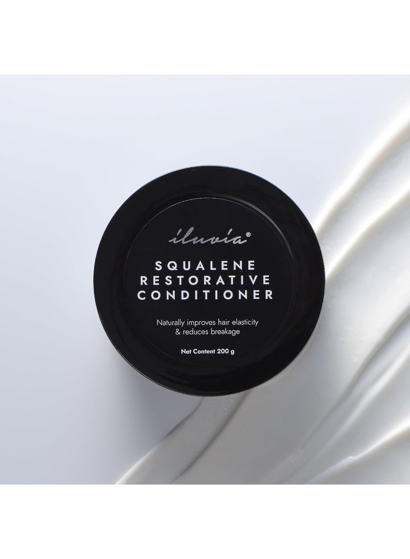 إلوفيا بلسم السكوالين المرمم - للشعر العادي إلى الدهني (تركيبة طبيعية غير لزجة وخفيفة الوزن قائمة على الزيوت العضوية - 200 مللي - Image 5