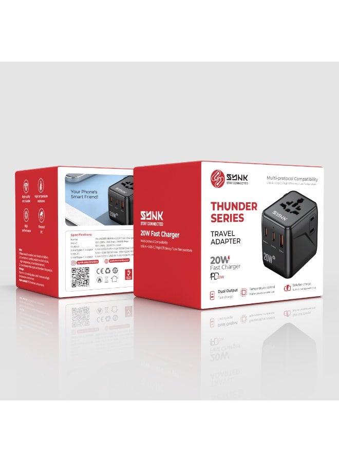 SYNK Thunder 20W USB-C PD Travel Adapter - Image 2