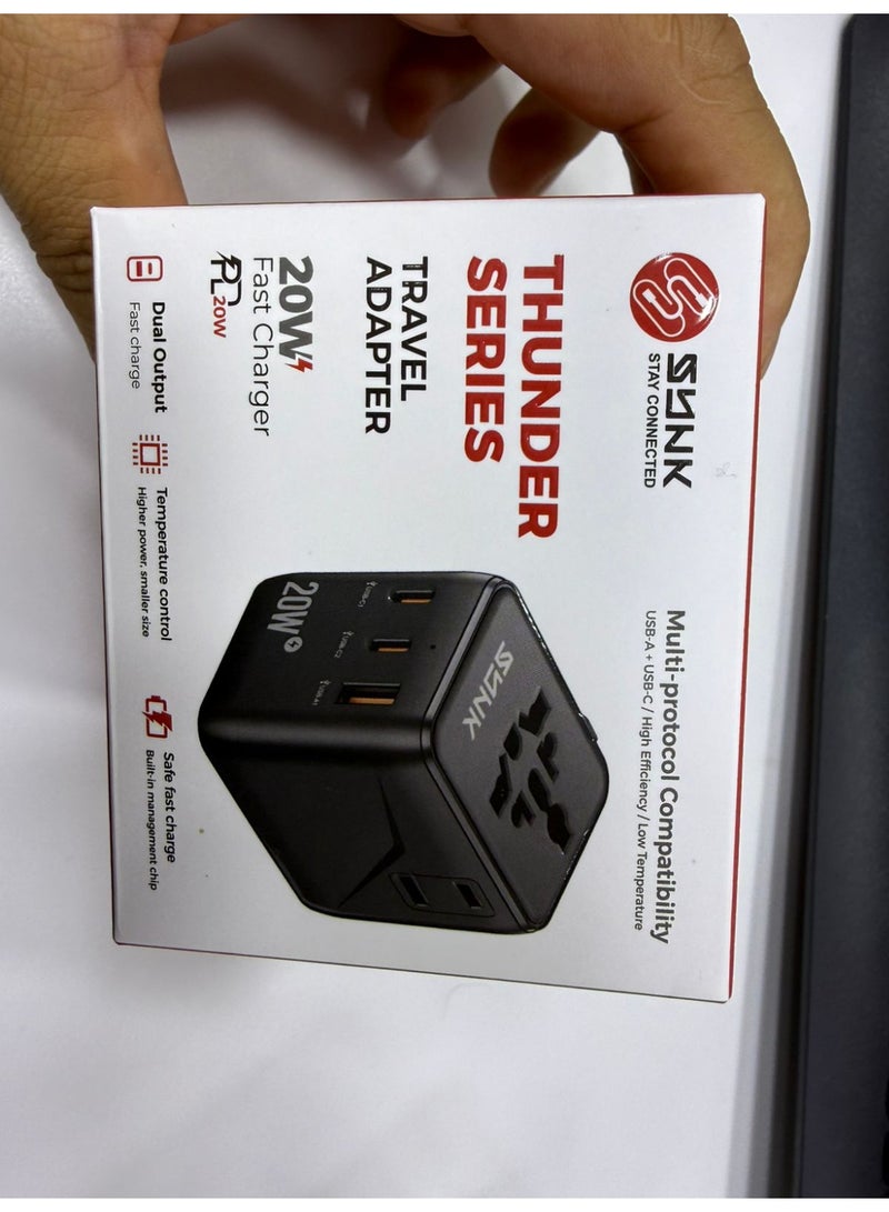 SYNK Thunder 20W USB-C PD Travel Adapter - Image 5