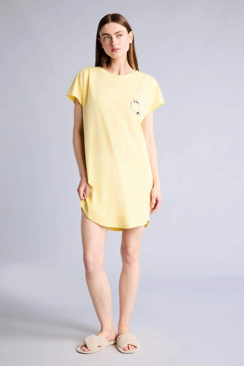DeFacto Regular Fit Crew Neck Knitted Dress