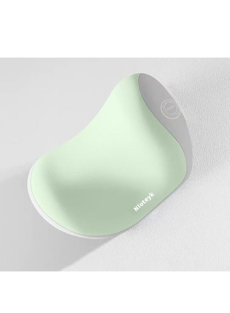 Car Headrest for Driver Neck Support, Long Time Posture Relief Memory Foam Pillow, Green+Grey Dual-Tone - Image 1