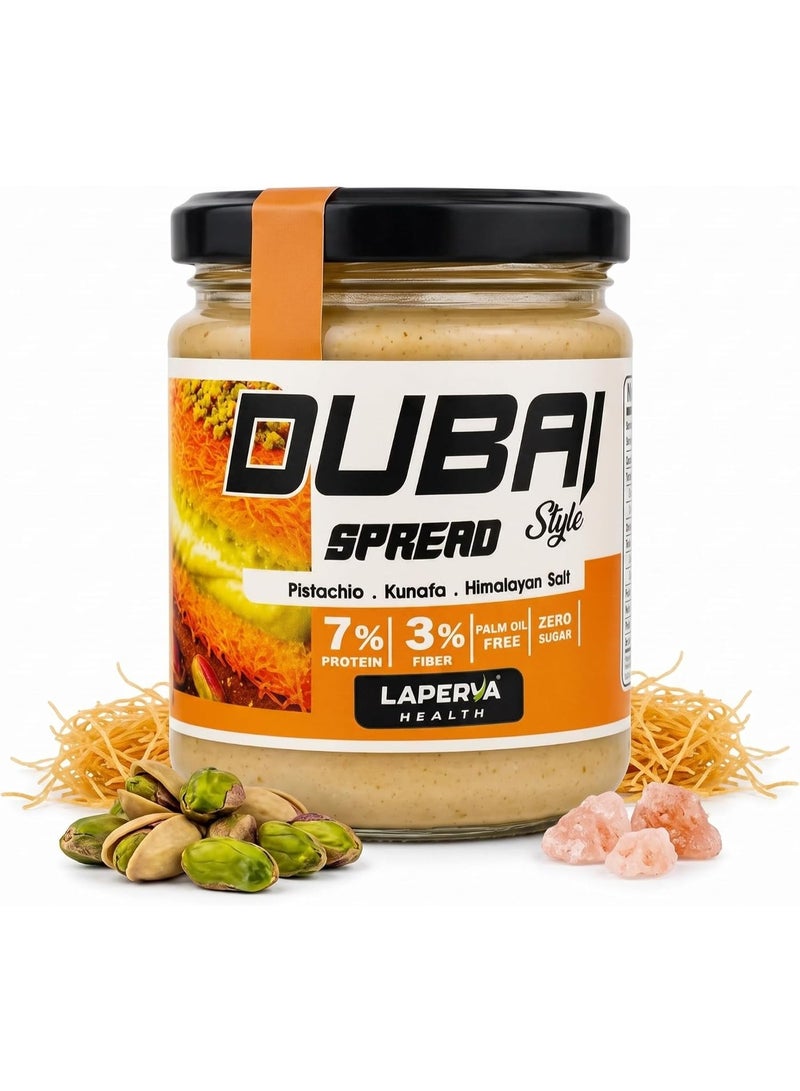Laperva Health Dubai Style Pistachio Kunafa Spread 100g, No Added Sugar, Palm Oil Free Crunchy ... - Image 5