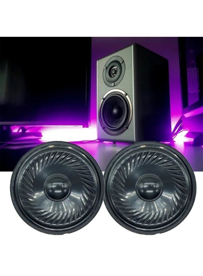 LinaLife 4 Pack 0.5W 8 Ohm Diameter 50mm/1.97in Internal Magnet Speaker Loudspeaker for DVD/EVD Auditory Horn Music Devices Loudspeakers - Image 4
