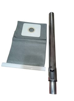 Generic Imported vacuum cleaner set consisting of two pieces, a stainless steel pipe and a bag compatible with Toshiba vacuum cleaner models  - Image 1