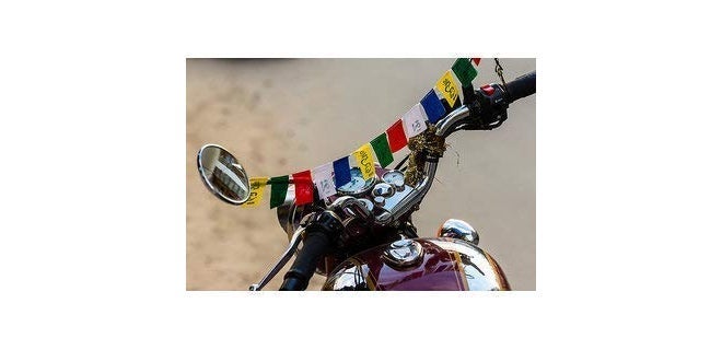 aRIC Tibetan Buddhist Prayer Flags for Motorbike/Bike and Cycle, Home (X-Large) - Image 2