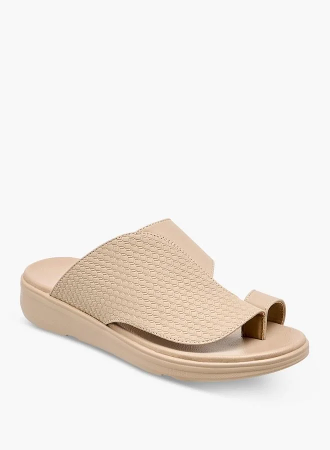 Al Waha Men Toe Loop Detail Arabic Sandals Ramadan Collections
