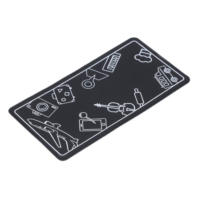 Airplane Phone Holder: Black Foldable Compact Design - Hands Free Convenience Flexible Phone Stand for Travel Home Viewing Photo Recording - Image 2