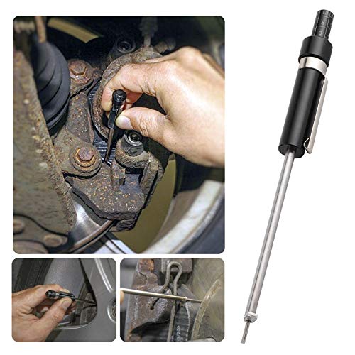 Camrusic Car Brake Pad Thickness Gauge Measure Tool with Scale for Brake Shoe Gauge Auto Brake Pad 1.5mm-11mm Thickness Base Plate Brake Pad Tester Brake Pad Detection Pen Scale - Image 3