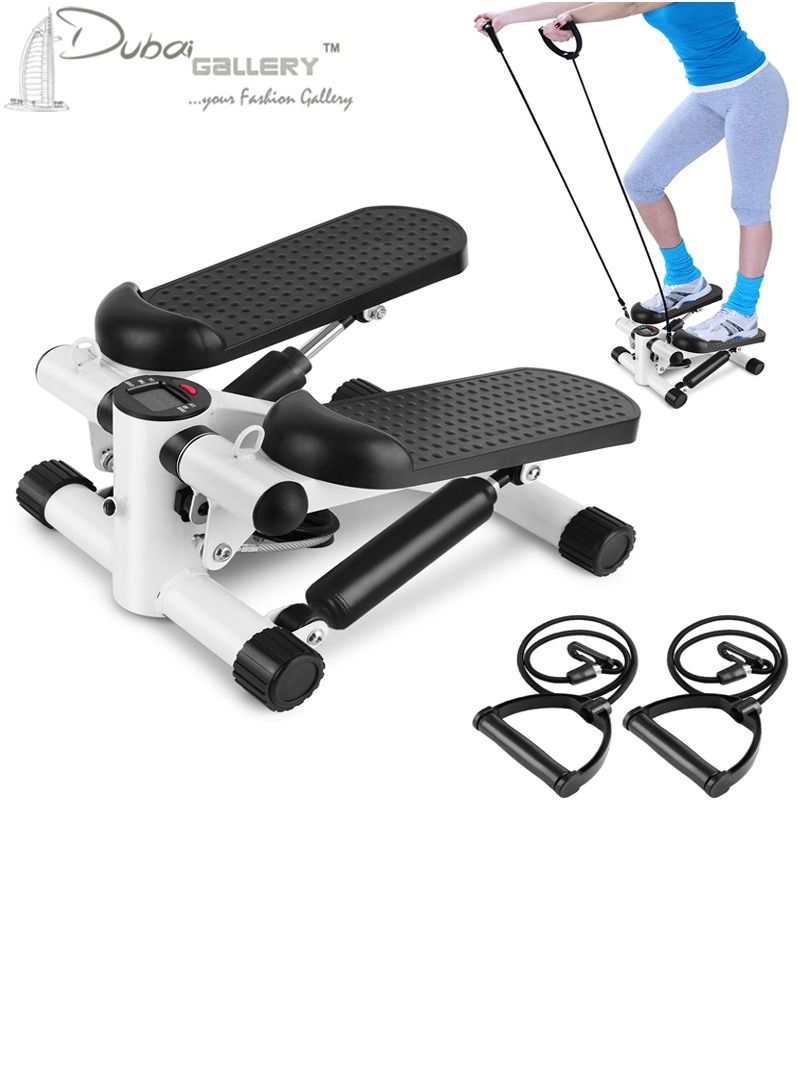 Mini Fitness Twist Stepper Electronic Exercise Home Exercise Fitness Equipment For Home Gym With Resistance Bands