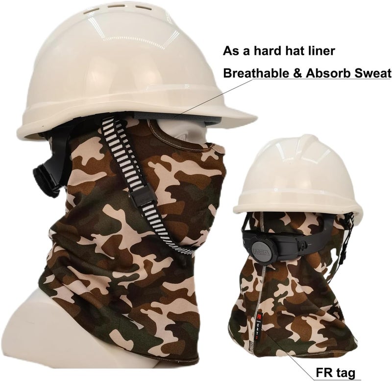 Fullsheild FR Balaclava Face Mask Flame Resistant Balaclava FR Mask for Men Arc Rated NFPA2112 CAT2 Cover Hood for Welding - Image 2