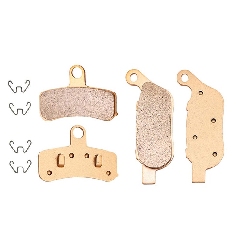 S SYUU Front Rear Sintered Copper Alloy Disc Brake Pads Compatible with for Harley Davidson Dyna FLD Switchback 20122016 FXDC Super Glide Custom 20082014 FA457F FA458R