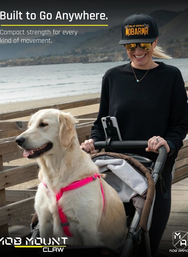 MOB ARMOR Mob Mount Switch Claw Large Black 2.0 - Phone Cradle Motorcycle, Atv, Truck 227G Black - Image 5