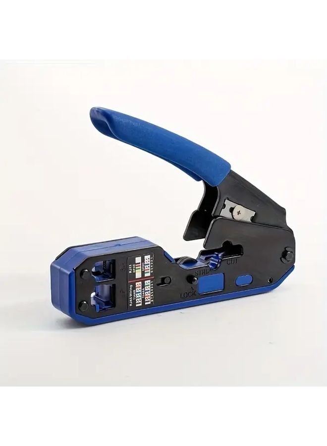 RJ45 Crimping Tool Heavy Duty Carbon Steel Network Wire Press 1pc - Image 2