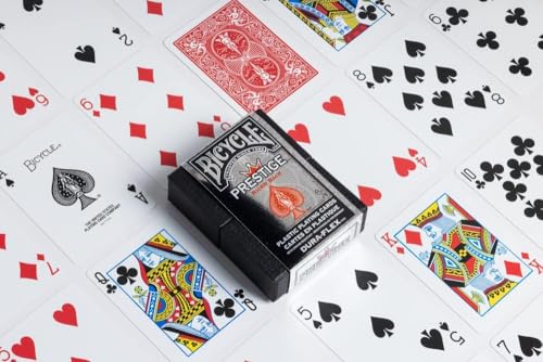 Bicycle Prestige Waterproof Plastic Playing Cards, Red and Blue 2 Pack - Image 4