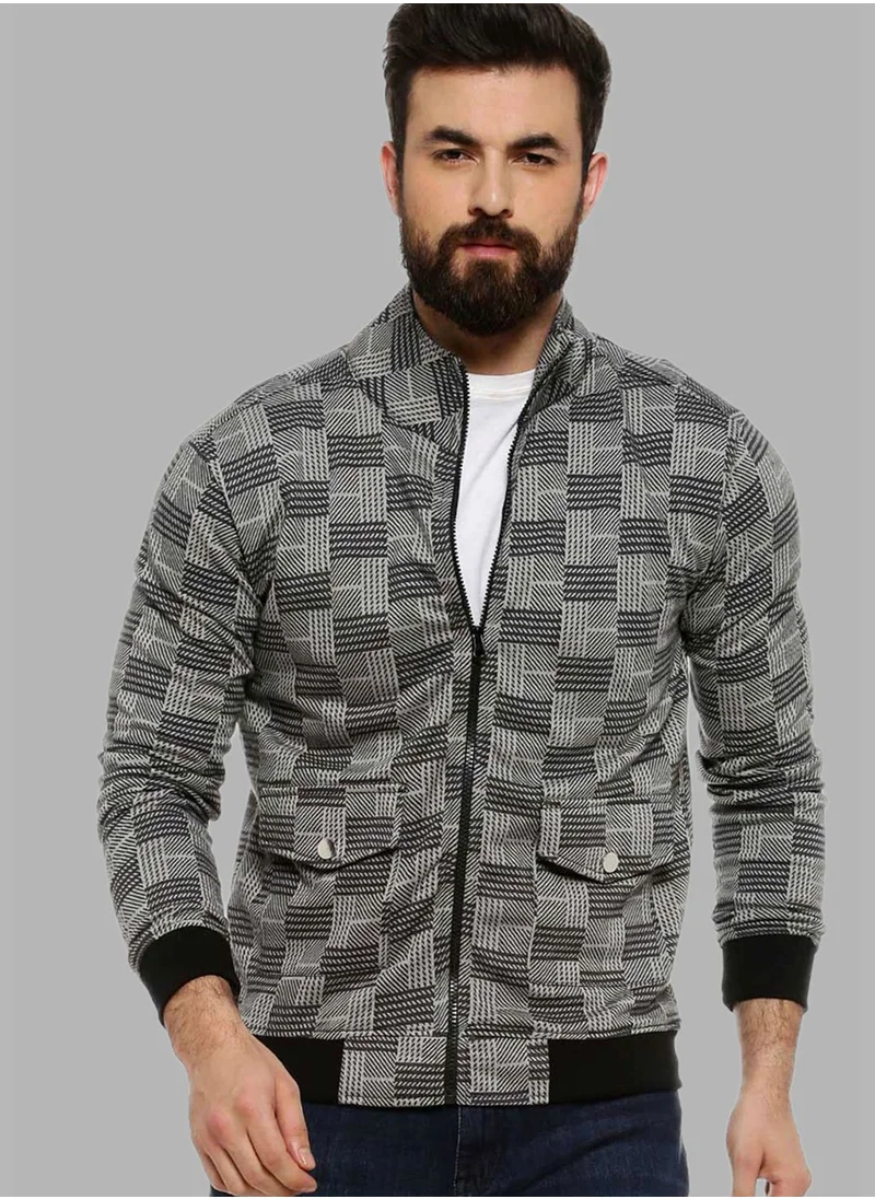 Campus Sutra Checkered Jacket