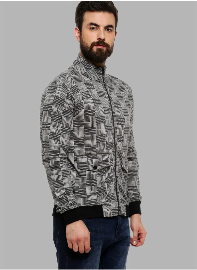Campus Sutra Checkered Jacket