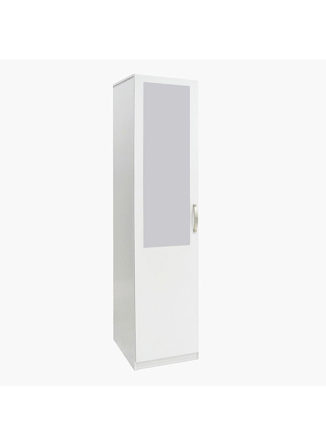 Home Box Kulltorp Plus 1-Door Wardrobe With Mirror 52 x 182 x 40 cm - Image 2