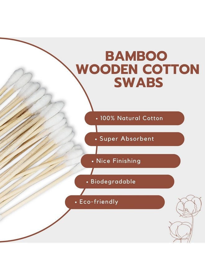 Comet Busters Eco Friendly Bamboo Wood Ear Swabs (HA183) - Image 4