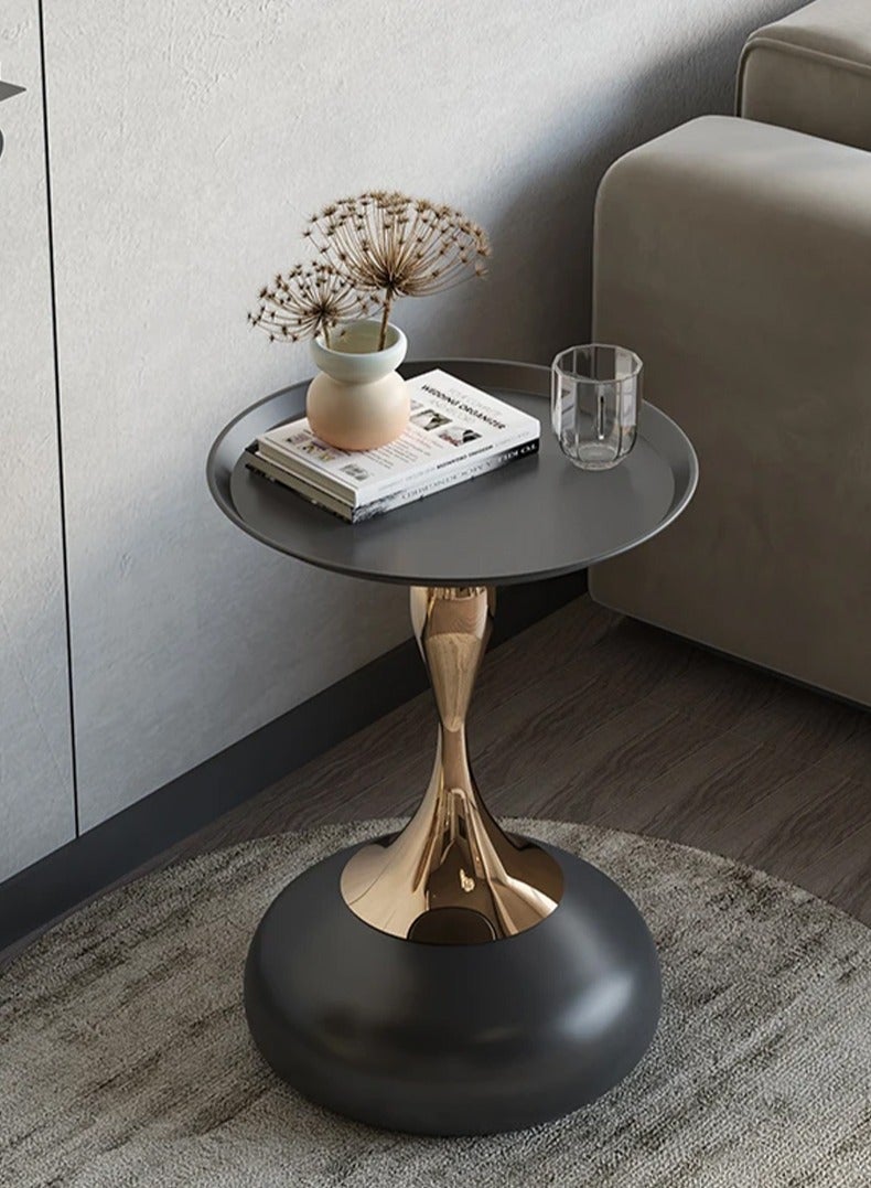 DubaiGallery Luxury Design Side Tables Metal Nordic Bedroom Entrance Hall Writing Table Work Desk Kaffee Tische Living Room Furniture - Image 4