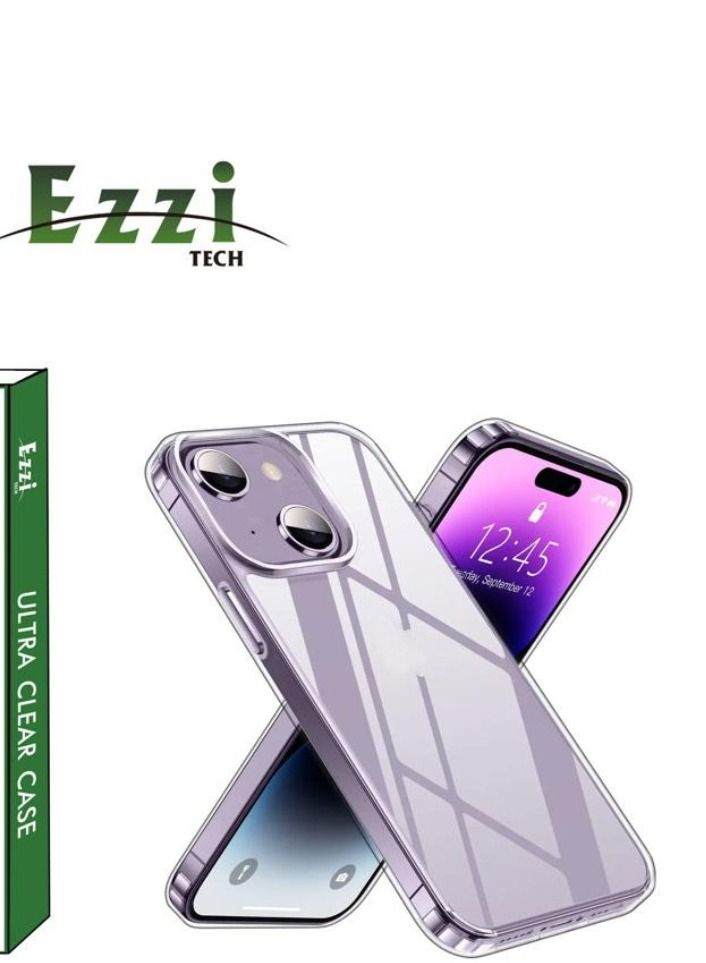 EZZI TECH حافظة إيزيتك آيفون 14 الشفافة - Image 1