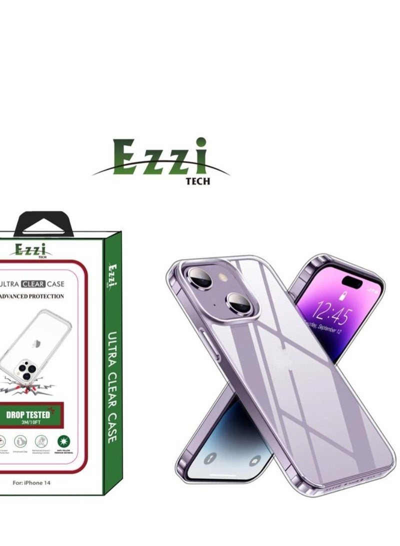 EZZI TECH حافظة إيزيتك آيفون 14 الشفافة - Image 2