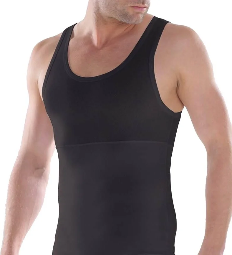 Blackspade Men's Black Corset Undershirt 9209