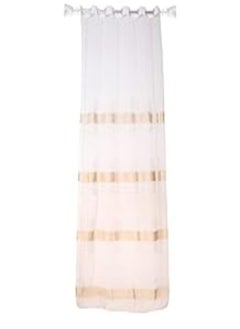 Penguin Penguin transparent tulle curtain 140*250 cm - white and gold - 140*250 - golden 1.00 piece 