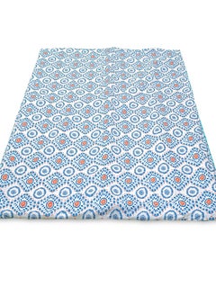 Home-Tex Design King Size 100% Cotton 6 Piece Bed Set with reversible Duvet cover Design Energie - 1 Printed Flat Sheet 240x260 cm 1 Prinetd Duvet Cover 240x200 cm 4 Pillows 50x80 cm Design Energie Blue  - Image 3