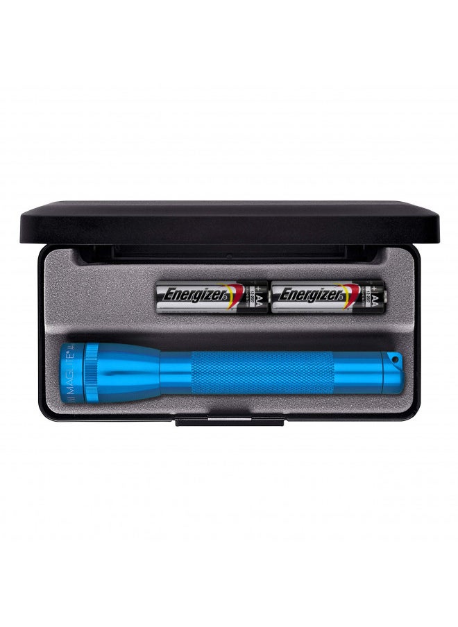 MAGLITE MagLite - M2A11L Maglite Mini Incandescent 2-Cell AA Flashlight in Presentation Box, Blue  - Image 1