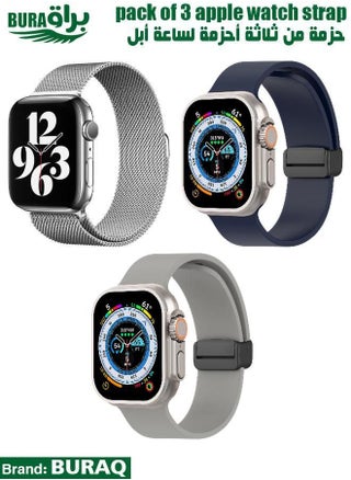 Apple Watch Band Strap For Apple Watch Ultra 2/Ultra 49mm, Series 10 46mm, 9/8/7 45mm, SE2/SE/6/5/4 44mm, 3/2/1 42mm - pzsku/Z801EF3CF915E6E5E9132Z/45/_/1733885703/1d7c4de7-6190-4915-a4e4-f6805951791f