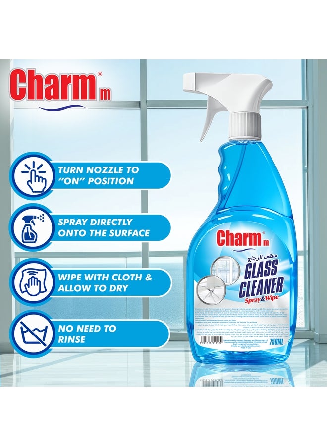 CHARMM منظف النوافذ والزجاج تشارم - 750 مل - Image 5