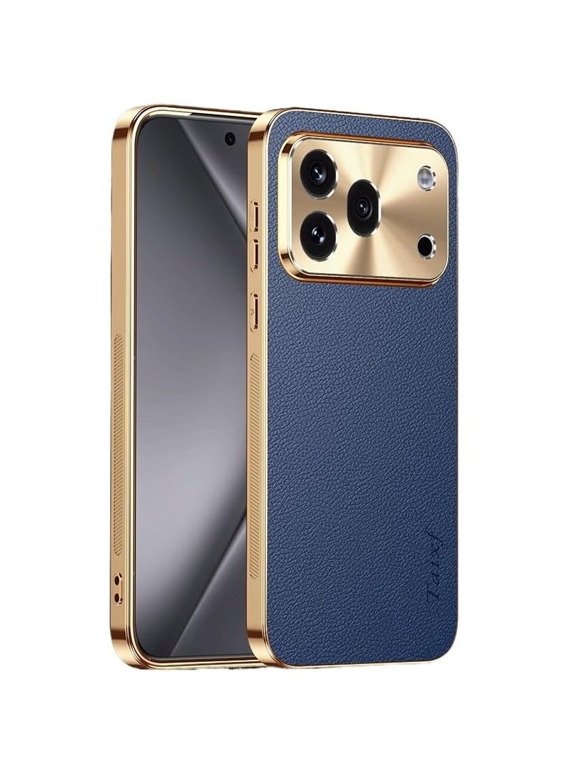 Leather case compatible with the Honor 600 Pro 5G, textured pattern cover, shock-resistant lens protector, suitable for the Honor 600 Pro