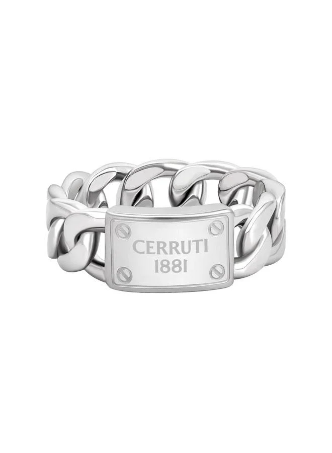 شيروتي 1881 Matteo Stainless Steel Link Chain Ring for Men, 60