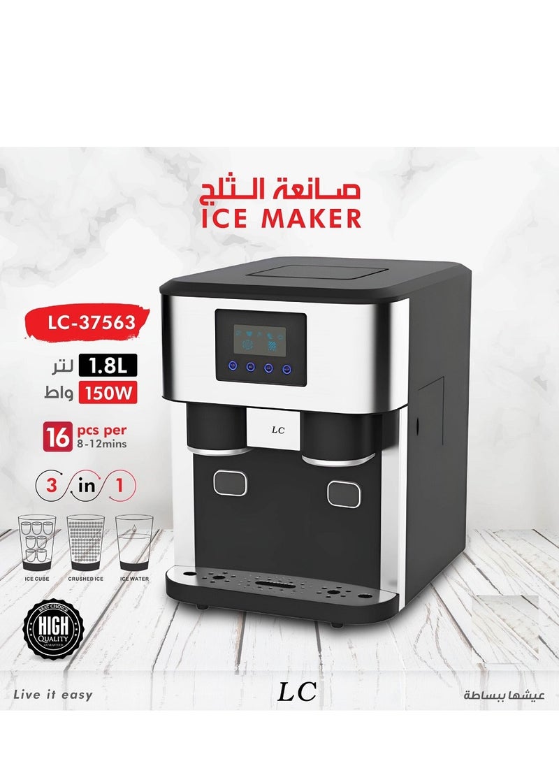 LC - Ice Cube Maker 16 Pieces Of Ice Per 8 To 12 Minute Cycle - Image 1