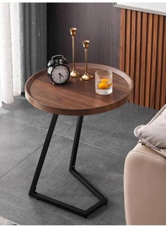 DubaiGallery Side Table Small Bedside Table Mini Skinny Bedside Table End Table, Space Saving Height 27.6 inches (70 cm) C-Shaped Coffee Table, Side Sofa Snack Table for Sofa Reclining Furniture  - Image 2
