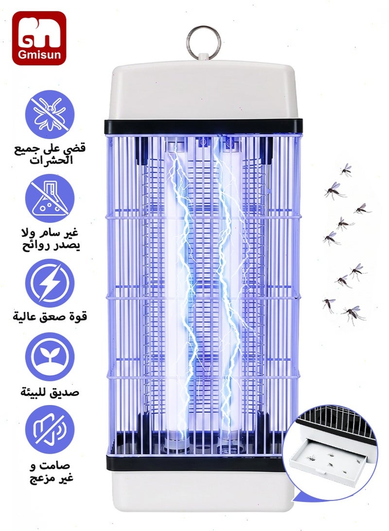جميسون صاعق حشرات كهربائي 30 واط - مصيدة بعوض قاتل الناموس 3800 فولت مع ضوء UV | أفضل مصيدة حشرات وصاعقة الناموس للاستخدام الداخلي والخارجي - Image 1