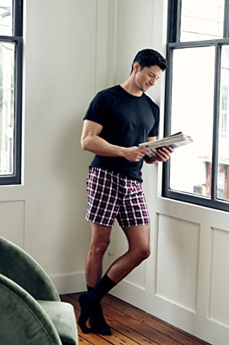 Gildan تي شيرتات جيلدان للرجال، عبوة متعددة، الطراز G1100، أسود (6 قطع)، متوسط - Image 5