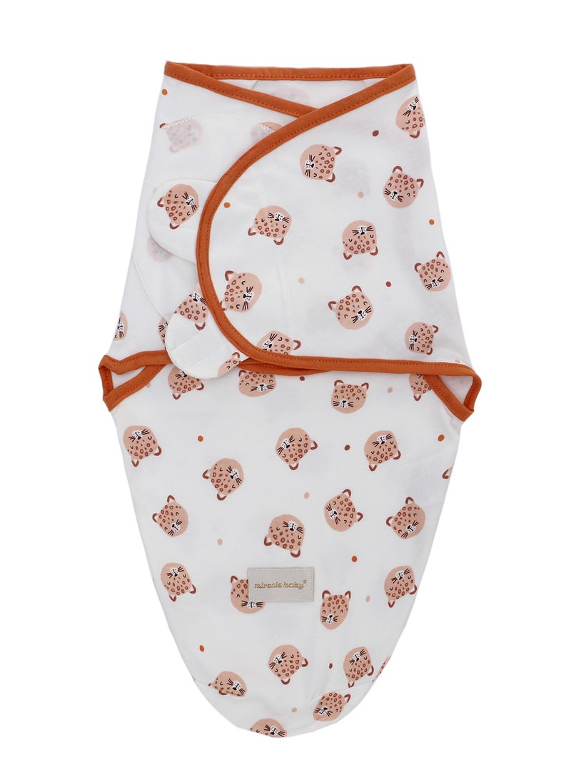 Miracle Baby - Miracle Baby 3 Pieces Set Newborn Swaddle Wrap Cotton Baby Receiving Blanket Bedding Cartoon Cute Infant Sleeping Bag - Image 1