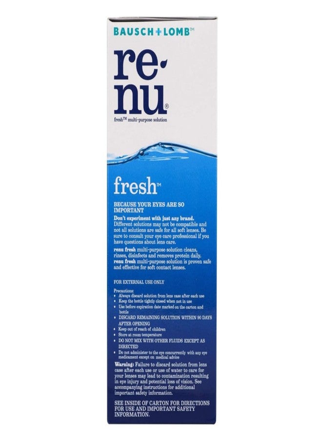 Bausch + Lomb Bausch & Lomb Renu Fresh Multi-Purpose 500ml Contact Lens Solution (Pack of 1) - Image 4