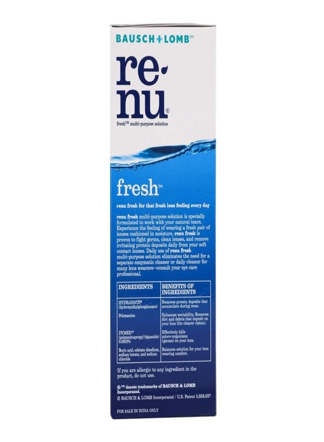 Bausch + Lomb Bausch & Lomb Renu Fresh Multi-Purpose 500ml Contact Lens Solution (Pack of 1) - Image 3