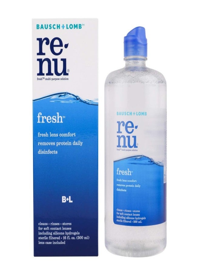 Bausch + Lomb Bausch & Lomb Renu Fresh Multi-Purpose 500ml Contact Lens Solution (Pack of 1) - Image 1
