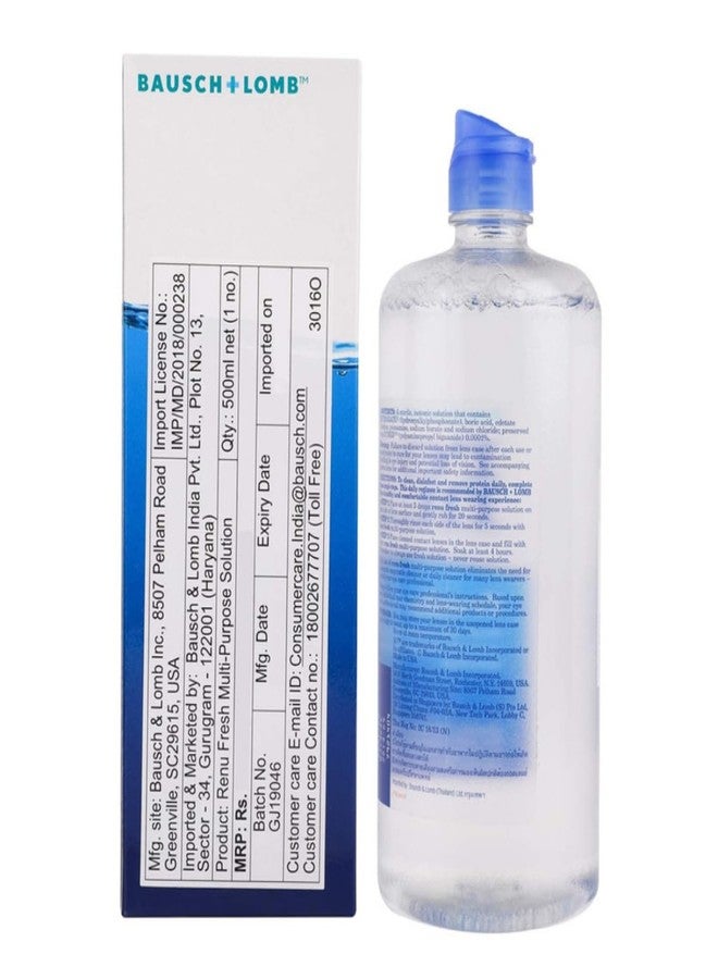 Bausch + Lomb Bausch & Lomb Renu Fresh Multi-Purpose 500ml Contact Lens Solution (Pack of 1) - Image 2