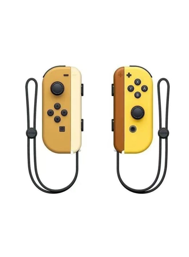Joycon Game Handle Left And Right Separation Handle Wireless Bluetooth Belt Wake-up With Hand Rope Switch Handle Cross-border-Product Color:Brown Handle (with Ordinary Hand Strap)  - Image 1