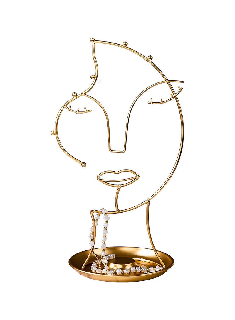 GGOOT Hanging Jewelry Organizer, Creative Jewelry Rack, Tabletop Countertop Free Standing Necklace Holder Display for Necklaces Bracelet Earrings and Ring - Image 1
