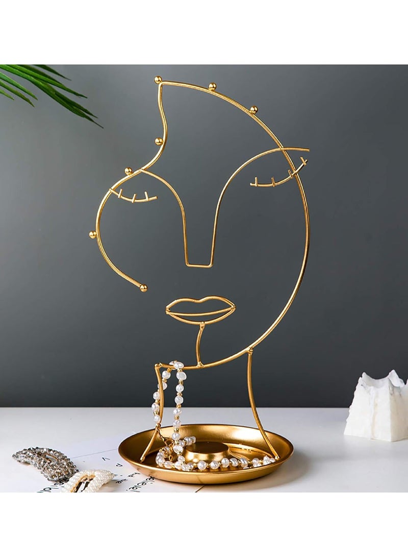 GGOOT Hanging Jewelry Organizer, Creative Jewelry Rack, Tabletop Countertop Free Standing Necklace Holder Display for Necklaces Bracelet Earrings and Ring - Image 2