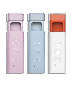 SYOSI 3 Packs Travel Pill Organizer a Day Box for Pills Matte Surface Sealed and Waterproof  - Image 1